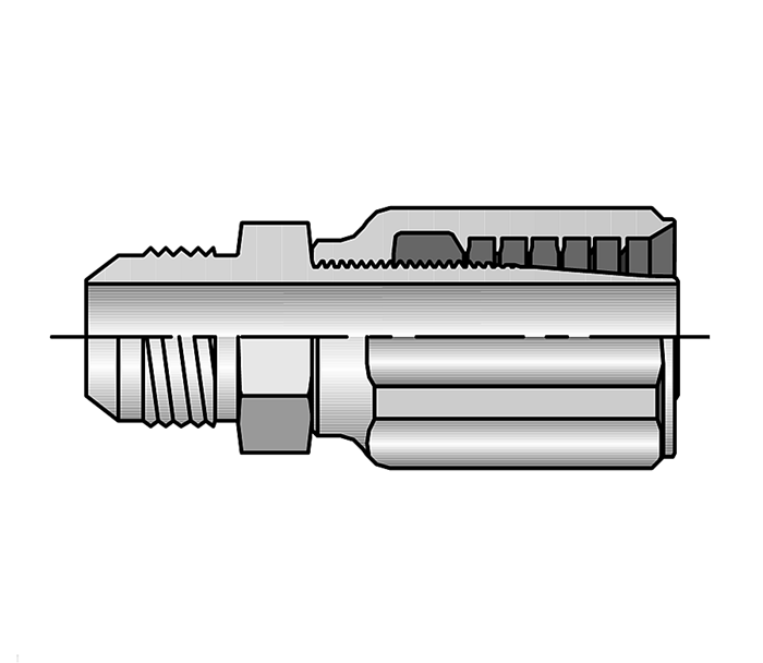 FERRULE FÜR SAE 100 R5 SCHLAUCH 00518   